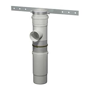 Bertrams Polyline EW MFB-T-Stück 40TSM160-80 Ø 160, Stutzen Ø 80, 87Grad