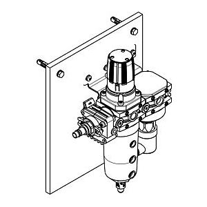 Grünbeck Armaturengruppe zu Kompressor 246000010000