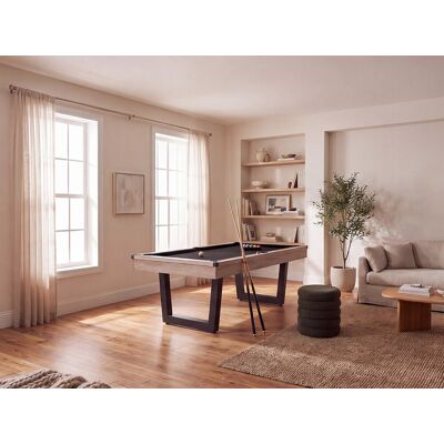Vente-unique Multifunktionstisch - Billard & Tischtennis - 213,4 x 111,8 x 78,5 cm - Holzfarben hell & Schwarz - MELIAN Vente-unique Multifunktionstisch - Billard & Tischtennis - 213,4 x 111,8 x 78,5 cm - Holzfarben hell & Schwarz - MELIAN