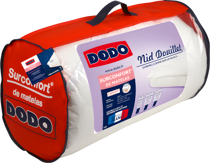 DODO Obermatratze Matratzenauflage Topper NID DOUILLET von DODO - 90x190 cm