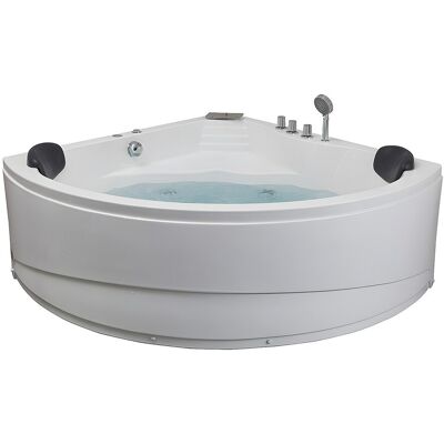 Vente-unique Whirlpool Eckwanne - 2 Personen - 350 L - 150 x 150 x 60 cm - AGLENA Vente-unique Whirlpool Eckwanne - 2 Personen - 350 L - 150 x 150 x 60 cm - AGLENA
