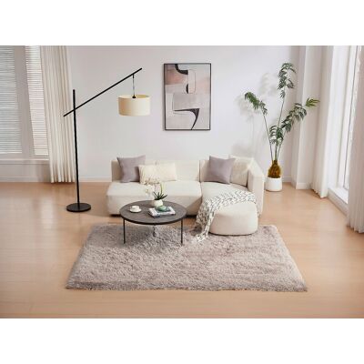 Vente-unique Hochflorteppich - 200 x 290 cm - Taupe - ARDELA Vente-unique Hochflorteppich - 200 x 290 cm - Taupe - ARDELA