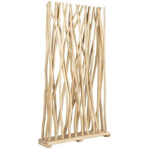 Vente-unique Raumteiler - 100 x 25 x 180 cm - Teakholz - Naturfarben - GAYANA Vente-unique Raumteiler - 100 x 25 x 180 cm - Teakholz - Naturfarben - GAYANA