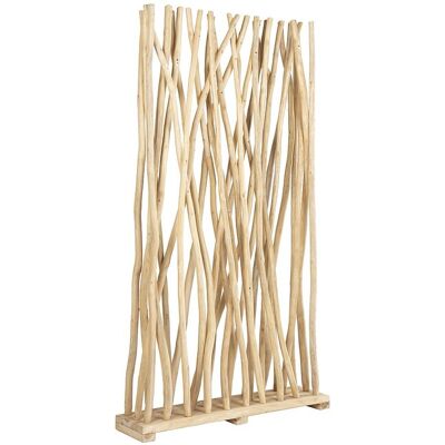 Vente-unique Raumteiler - 100 x 25 x 180 cm - Teakholz - Naturfarben - GAYANA Vente-unique Raumteiler - 100 x 25 x 180 cm - Teakholz - Naturfarben - GAYANA