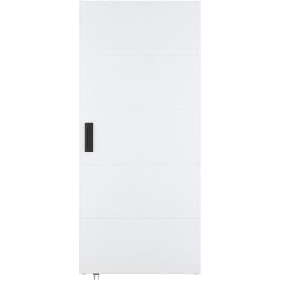 Vente-unique Schiebetür mit unsichtbarer Schiene - Holz & MDF - Weiß - 83 x 210 cm - SOMIRI Vente-unique Schiebetür mit unsichtbarer Schiene - Holz & MDF - Weiß - 83 x 210 cm - SOMIRI
