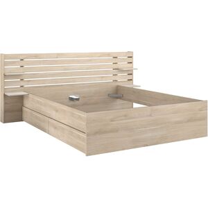 Vente-unique Bett mit Stauraum - 180 x 200 cm - Holzfarben - TENALIA Vente-unique Bett mit Stauraum - 180 x 200 cm - Holzfarben - TENALIA