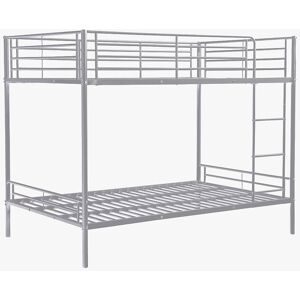Vente-unique Etagenbett - 2 x 120 x 190 cm - Silber - DUOTIS Vente-unique Etagenbett - 2 x 120 x 190 cm - Silber - DUOTIS