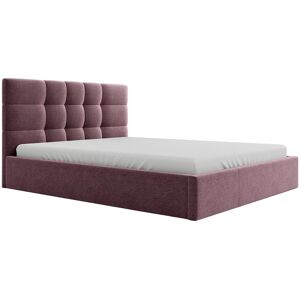 Vente-unique Bett mit Bettkasten 180 x 200 cm - Stoff - Bordeaux - ELIAVA Vente-unique Bett mit Bettkasten 180 x 200 cm - Stoff - Bordeaux - ELIAVA