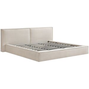 Vente-unique Bett mit Bettkasten, 180 x 200 cm – Cord-Velours – Beige - TAVESO Vente-unique Bett mit Bettkasten, 180 x 200 cm – Cord-Velours – Beige - TAVESO
