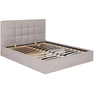 Vente-unique Bett mit Bettkasten - 140 x 190 cm - Stoff - Beige - ELIAVA Vente-unique Bett mit Bettkasten - 140 x 190 cm - Stoff - Beige - ELIAVA