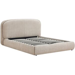 Vente-unique Bett mit Bettkasten 180 x 200 cm – Strukturstoff – Beige – ZORIMA Vente-unique Bett mit Bettkasten 180 x 200 cm – Strukturstoff – Beige – ZORIMA