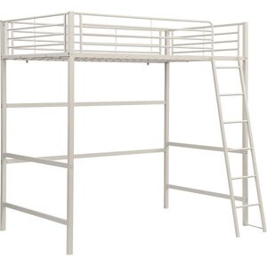 Vente-unique Hochbett 120 x 190 cm – Metall – Beige – METARELO Vente-unique Hochbett 120 x 190 cm – Metall – Beige – METARELO