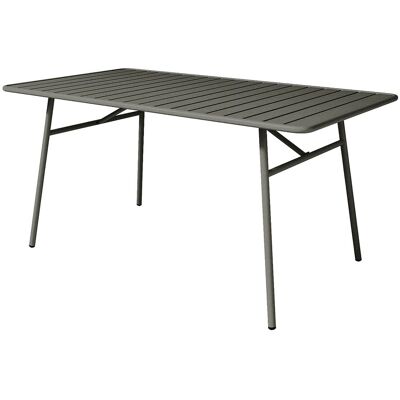 Vente-unique Gartentisch - D. 160 cm - Metall - Anthrazitgrau - MIRMANDE von MYLIA Vente-unique Gartentisch - D. 160 cm - Metall - Anthrazitgrau - MIRMANDE von MYLIA