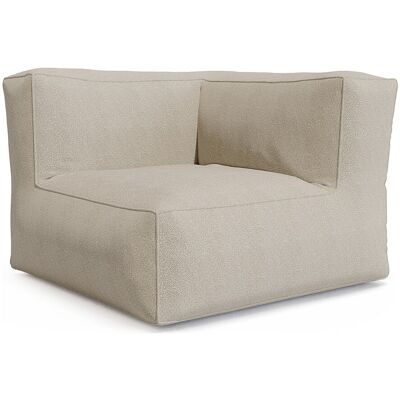 Vente-unique Gartenecke - Bouclé-Stoff - Beige - NOUMARA von MYLIA Vente-unique Gartenecke - Bouclé-Stoff - Beige - NOUMARA von MYLIA