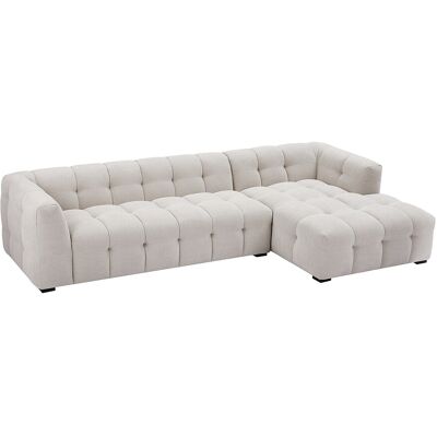 Vente-unique Ecksofa - Ecke rechts - melierter Stoff - Beige - DILOME von Pascal Morabito Vente-unique Ecksofa - Ecke rechts - melierter Stoff - Beige - DILOME von Pascal Morabito