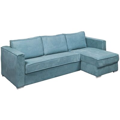 Vente-Unique Türkis Wendbares Ecksofa - 160cm Bett Vente-Unique Türkis Wendbares Ecksofa - 160cm Bett
