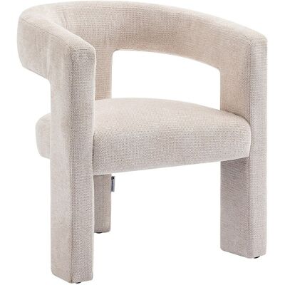 Vente-unique Sessel - Strukturstoff - Beige - FAVINA Vente-unique Sessel - Strukturstoff - Beige - FAVINA