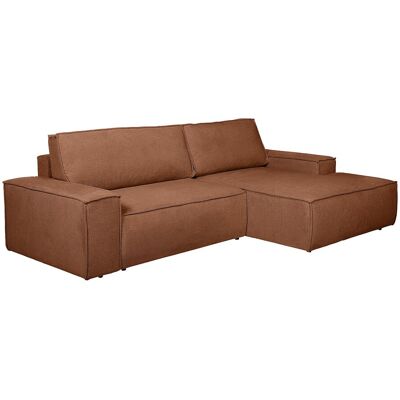 AMELIA Schlafsofa mit Stauraum - Ecksofa rechts, Terrakotta AMELIA Schlafsofa mit Stauraum - Ecksofa rechts, Terrakotta