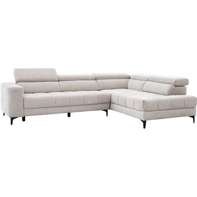Vente-Unique Beiges Elektrisches Ecksofa - 5 Sitze Vente-Unique Beiges Elektrisches Ecksofa - 5 Sitze