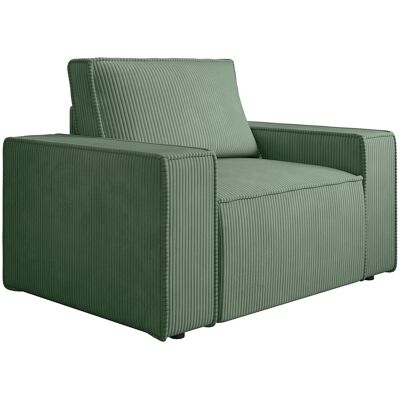 Vente-unique Sessel - Cord - Mandelgrün - AMELIA Vente-unique Sessel - Cord - Mandelgrün - AMELIA