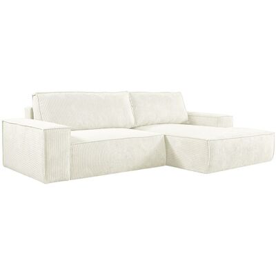 Vente-unique Amelia Samt Ecke Sofa Bett - Recht Winkel - 5 Sitze Vente-unique Amelia Samt Ecke Sofa Bett - Recht Winkel - 5 Sitze