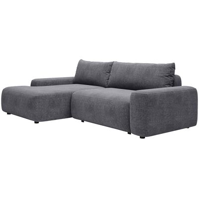 Vente-unique Ecksofa mit Schlaffunktion - Ecke links - Strukturstoff - Grau - DAVISO Vente-unique Ecksofa mit Schlaffunktion - Ecke links - Strukturstoff - Grau - DAVISO