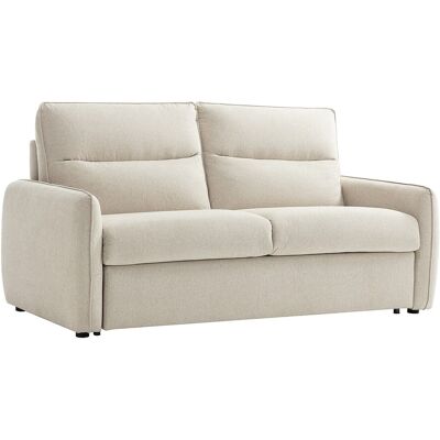 Vente-unique 3‑Sitzer Schlafsofa - Express-Schlaffunktion - Stoff - Beige - ORELIS Vente-unique 3‑Sitzer Schlafsofa - Express-Schlaffunktion - Stoff - Beige - ORELIS
