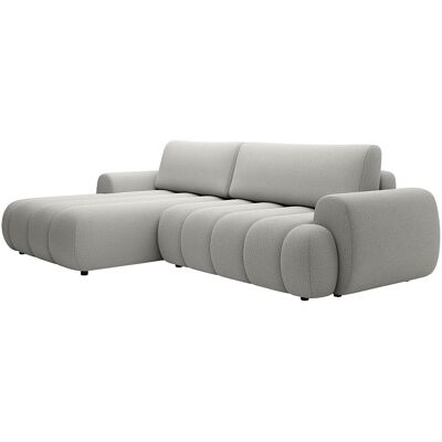 Vente-unique Ecksofa mit Schlaffunktion - Ecke links - Stoff - Hellgrau - FRIDORA Vente-unique Ecksofa mit Schlaffunktion - Ecke links - Stoff - Hellgrau - FRIDORA
