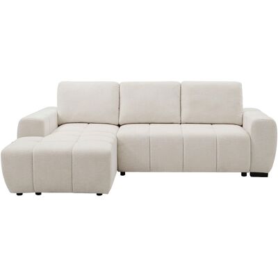 Vente-unique Ecksofa mit Schlaffunktion - Ecke links - Chenille - Beige - KOUMALO Vente-unique Ecksofa mit Schlaffunktion - Ecke links - Chenille - Beige - KOUMALO