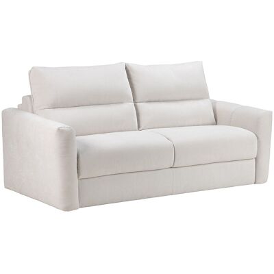 Vente-unique Sofa 4-Sitzer mit Schlaffunktion – Chenille-Stoff – Beige – Liegefläche 160 cm – Matratze 16 cm – DOVENA von Maison Céphy Vente-unique Sofa 4-Sitzer mit Schlaffunktion – Chenille-Stoff – Beige – Liegefläche 160 cm – Matratze 16 cm – DOVENA von Maison Céphy