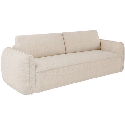 Vente-unique 4-Sitzer-Schlafsofa mit Express-Funktion – Chenille-Stoff Beige – Liegefläche 160 cm – Matratze 13 cm – SELIVO von Maison Céphy Vente-unique 4-Sitzer-Schlafsofa mit Express-Funktion – Chenille-Stoff Beige – Liegefläche 160 cm – Matratze 13 cm – SELIVO von Maison Céphy