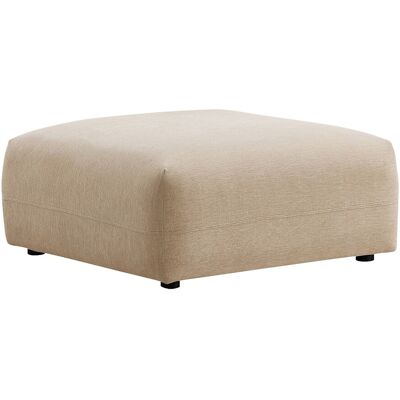 Vente-unique Hocker aus strukturiertem Beige-Stoff MIBASTO Vente-unique Hocker aus strukturiertem Beige-Stoff MIBASTO