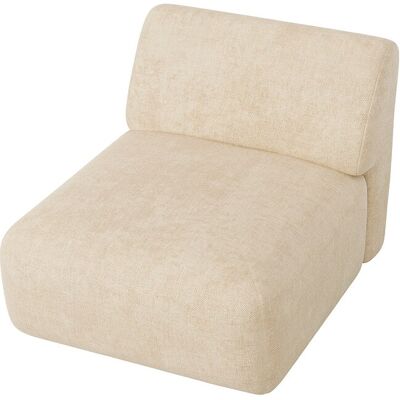 Vente-unique Modul Sessel aus Stoff - Beige - POGNI von Maison Céphy Vente-unique Modul Sessel aus Stoff - Beige - POGNI von Maison Céphy