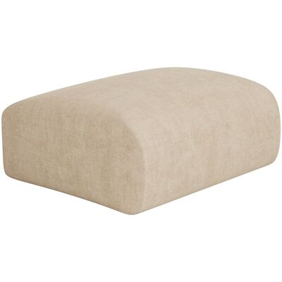 Vente-unique Hocker - Stoff - Beige - POGNI von Maison Céphy Vente-unique Hocker - Stoff - Beige - POGNI von Maison Céphy