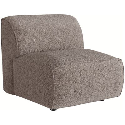 Vente-unique Sessel aus Chenille-Gewebe in Taupe CAMILIO von Maison Céphy Vente-unique Sessel aus Chenille-Gewebe in Taupe CAMILIO von Maison Céphy