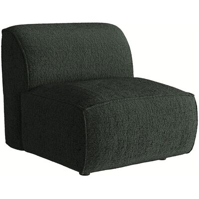 Vente-unique Sessel aus Chenille-Gewebe in Grün CAMILIO von Maison Céphy Vente-unique Sessel aus Chenille-Gewebe in Grün CAMILIO von Maison Céphy