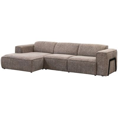 Vente-unique Ecksofa Ecke links aus meliertem Stoff in Taupe TEJAMI Vente-unique Ecksofa Ecke links aus meliertem Stoff in Taupe TEJAMI