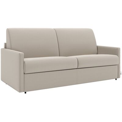 Vente-unique Schlafsofa 3-Sitzer - Liegefläche: 140 cm - Matratzenhöhe: 18 cm - Stoff - Beige - CALIFE Vente-unique Schlafsofa 3-Sitzer - Liegefläche: 140 cm - Matratzenhöhe: 18 cm - Stoff - Beige - CALIFE
