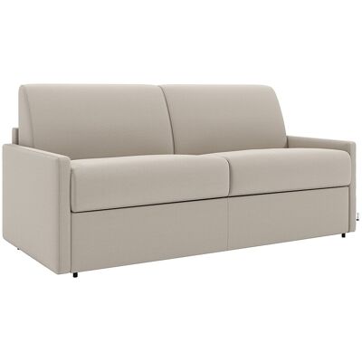 Vente-unique Schlafsofa 4-Sitzer - Liegefläche: 160 cm - Matratzenhöhe: 22 cm mit Memory Schaum - Stoff - Beige - CALIFE Vente-unique Schlafsofa 4-Sitzer - Liegefläche: 160 cm - Matratzenhöhe: 22 cm mit Memory Schaum - Stoff - Beige - CALIFE
