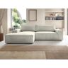 Vente-unique.ch Ecksofa mit Schlaffunktion - Ecke Links - Kord - Beige - AMELIA von PASCAL MORABITO