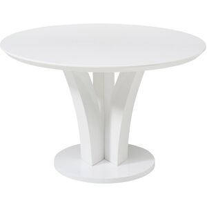 Vente-unique Esstisch rund - 4 Personen - MDF - Weiß lackiert - VIALETA Vente-unique Esstisch rund - 4 Personen - MDF - Weiß lackiert - VIALETA