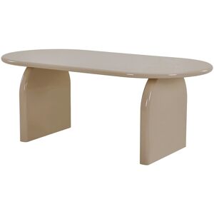 Vente-unique Esstisch für 8 Personen aus MDF - Glänzendes Beige - FELYRIA Vente-unique Esstisch für 8 Personen aus MDF - Glänzendes Beige - FELYRIA