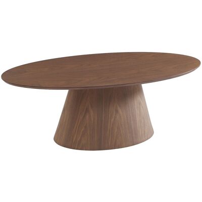 Vente-unique Couchtisch - MDF Nussbaum - Holzfarben dunkel - ANTELADA Vente-unique Couchtisch - MDF Nussbaum - Holzfarben dunkel - ANTELADA