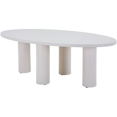 Vente-unique Esstisch 8 Personen - MDF - Beige - FALYN Vente-unique Esstisch 8 Personen - MDF - Beige - FALYN