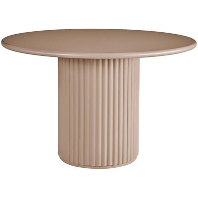 Vente-unique Runder Esstisch für 4 Personen aus MDF - Braun - TAMARZO Vente-unique Runder Esstisch für 4 Personen aus MDF - Braun - TAMARZO