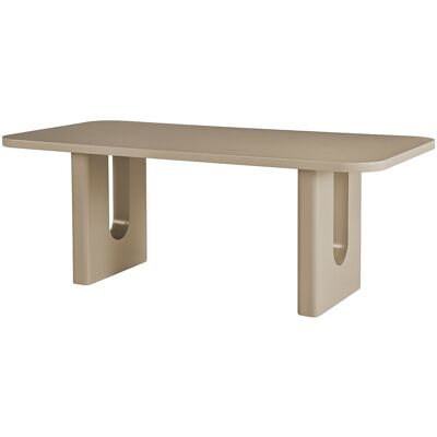 Vente-unique MDF-Esstisch für 8 Personen - Taupe - NAKONI Vente-unique MDF-Esstisch für 8 Personen - Taupe - NAKONI
