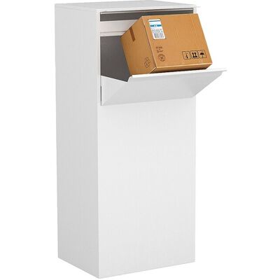 Vente-unique Briefkasten mit Paketfach - Weiß - L45 x B35 x H105 cm - COLIBRI Vente-unique Briefkasten mit Paketfach - Weiß - L45 x B35 x H105 cm - COLIBRI