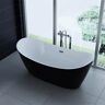 Badewanne Bolsena Black 170 x 80 cm kaufen   Wellness-Point