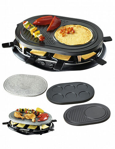 VEDIA Crêpe-Raclette-Grill «Party»