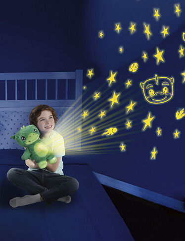 Mediashop 2-in-1 Kuscheltier & Nachtlicht «Star Belly Dino», mit 6 Farben